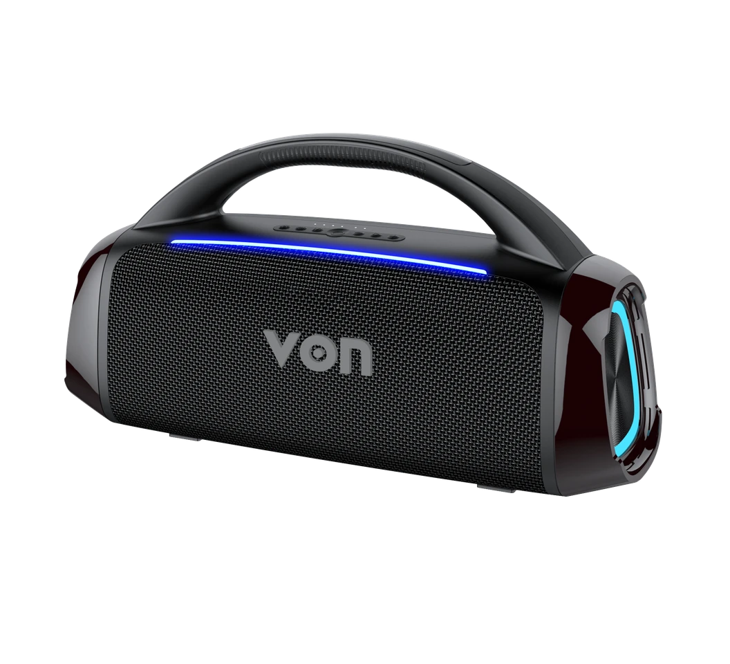 Von VPS70X5LEK Bluetooth Portable Party Speaker IPX5, 70W - Black