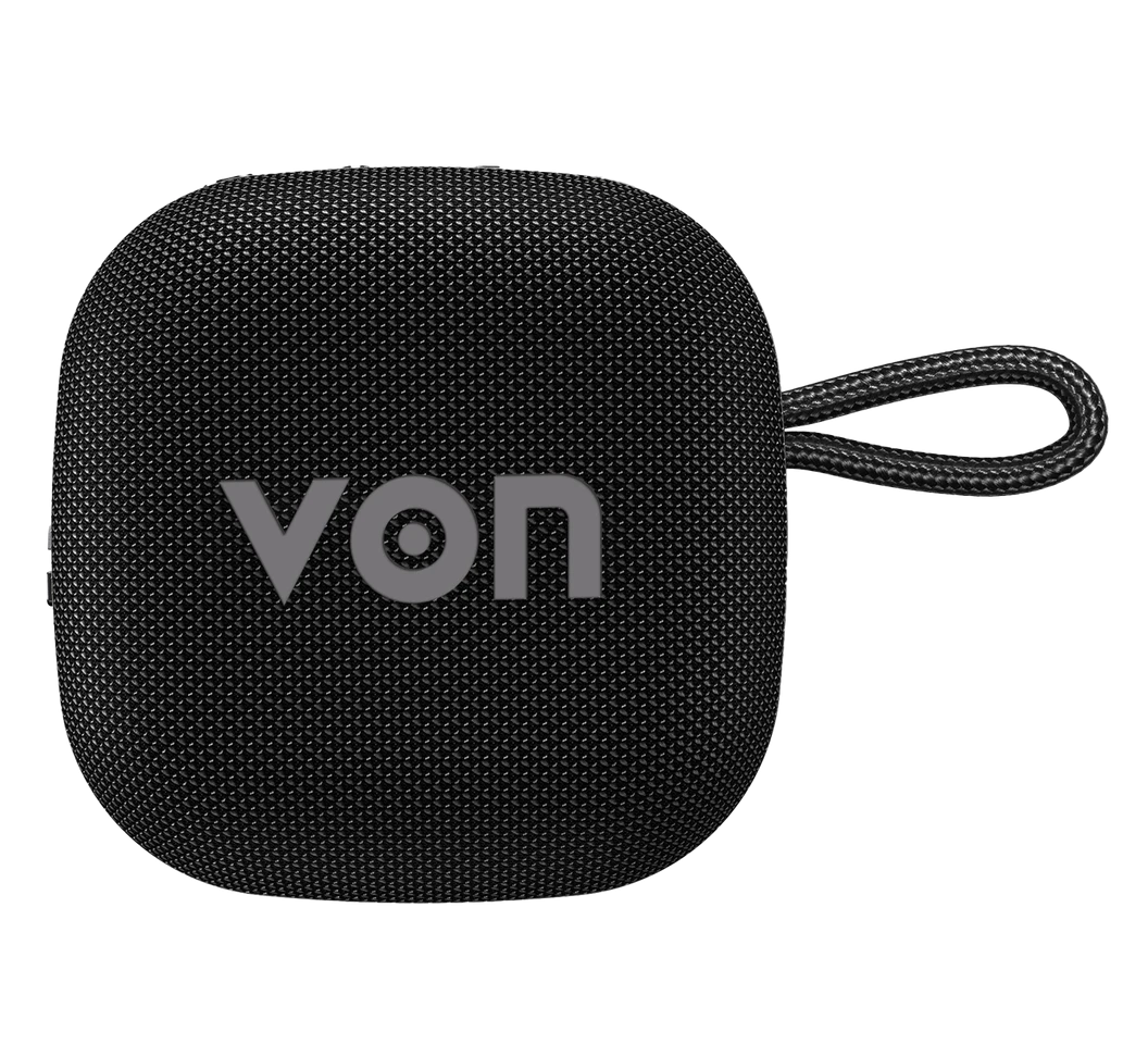 Von VPS05X7NEK Bluetooth Portable Party Speaker IPX7 5W - Black