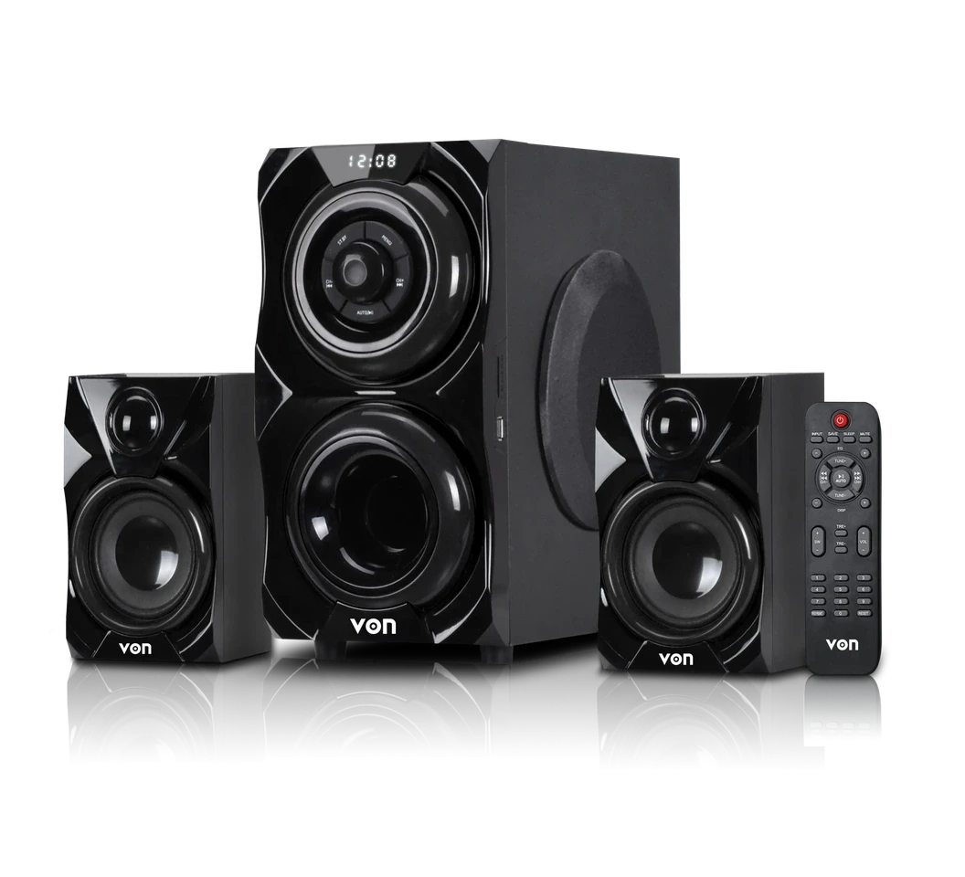 Von 2.1CH VSW0802BEK Subwoofer 80W - Bluetooth