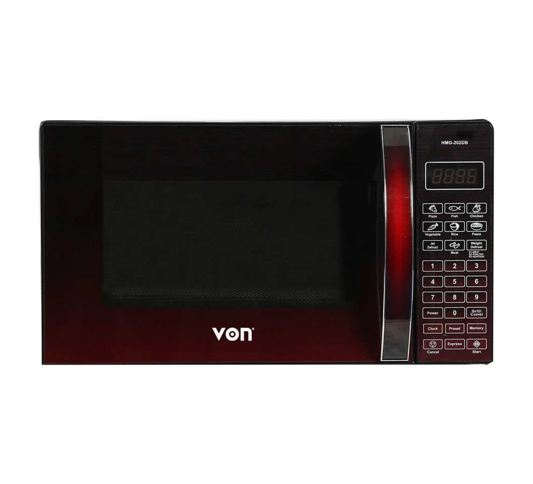 Von VAMS-20DGB 20L Microwave Oven Solo - Black