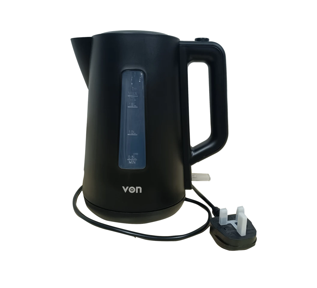 Von VKCL17SDK Cordless Kettle, 1.7L - Black