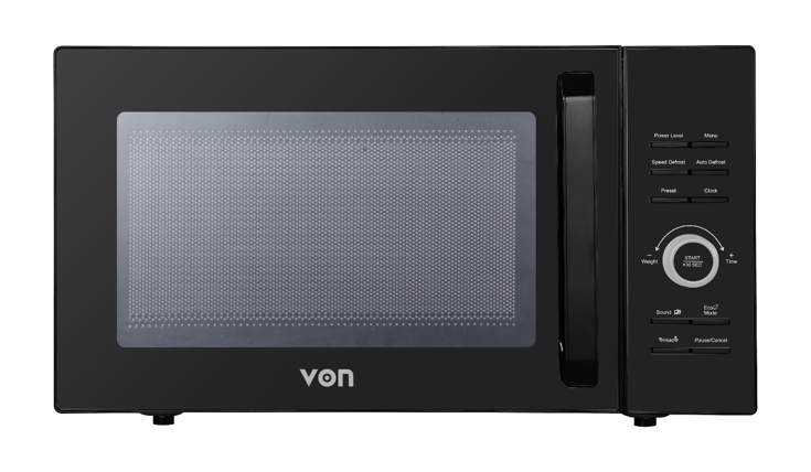Von VAMS-25DGK Digital Microwave Oven Solo 25L – Black