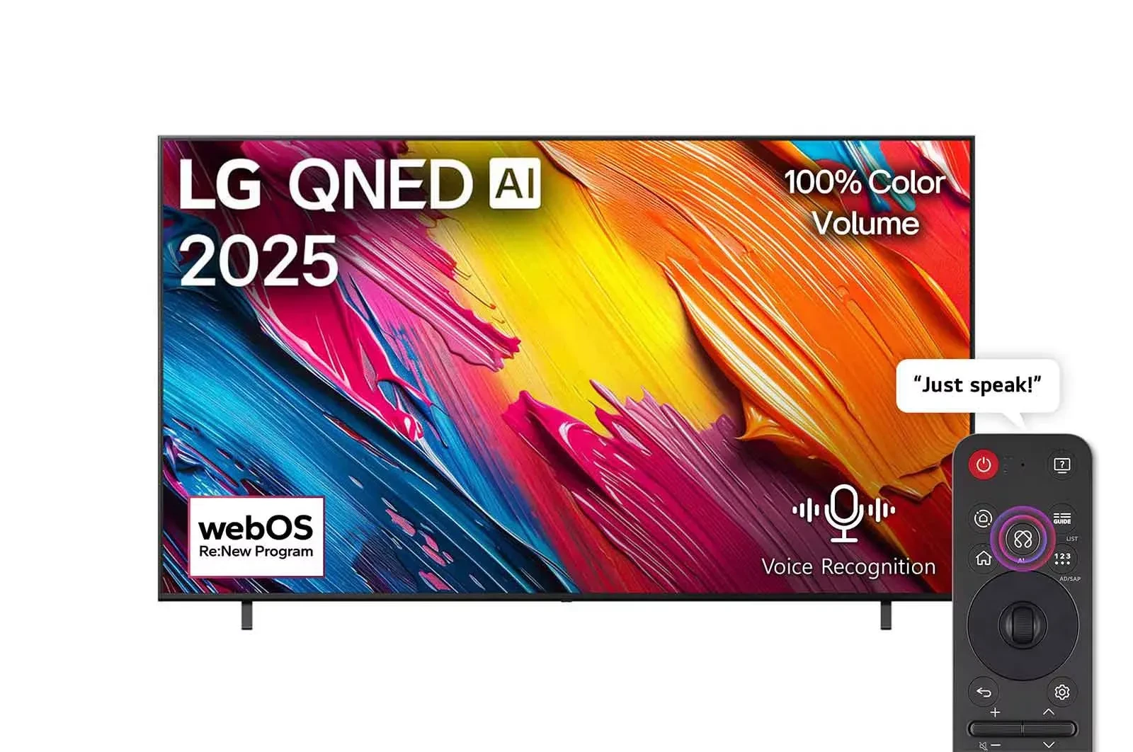 LG 55" 55QNED70A6A QNED 4K TV -Smart, HDR10, a7 AI Processor Gen8, webOS25