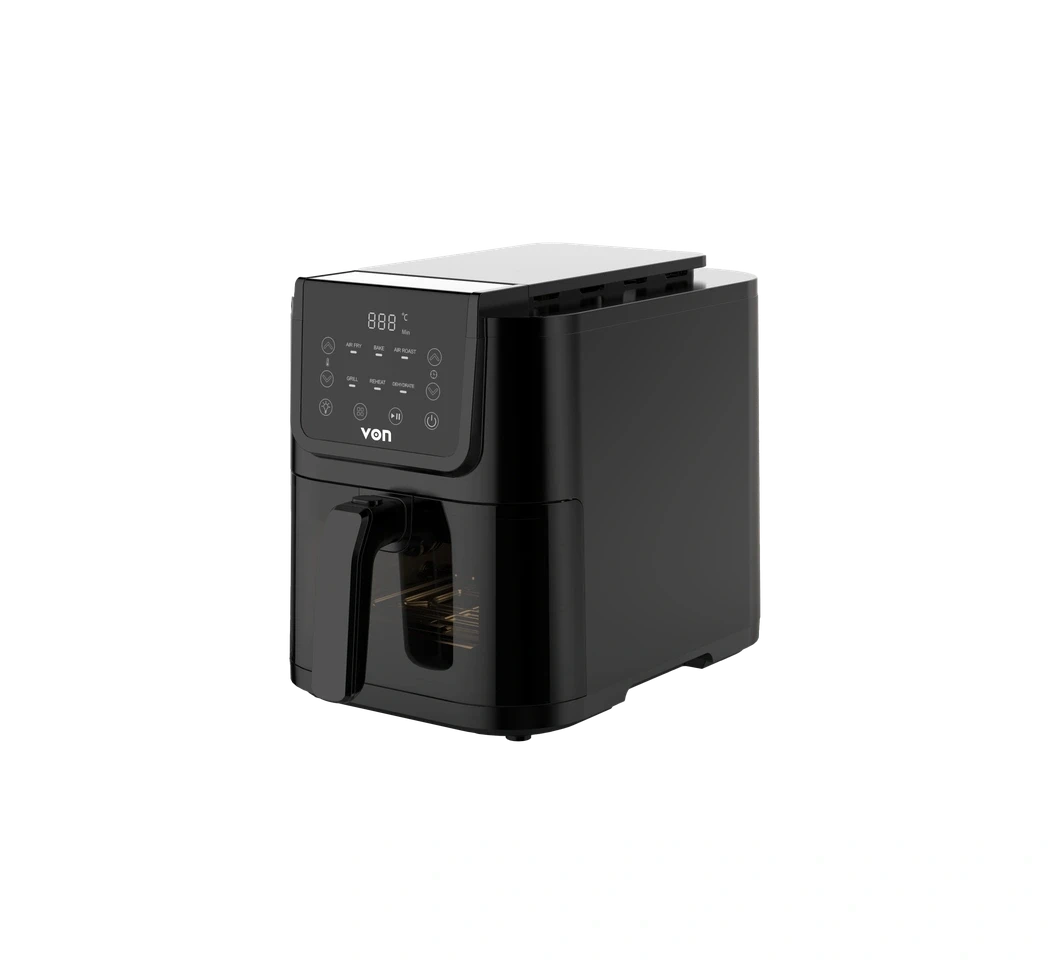 VON VAF050DSTK Slim Digital Air Fryer, 5L