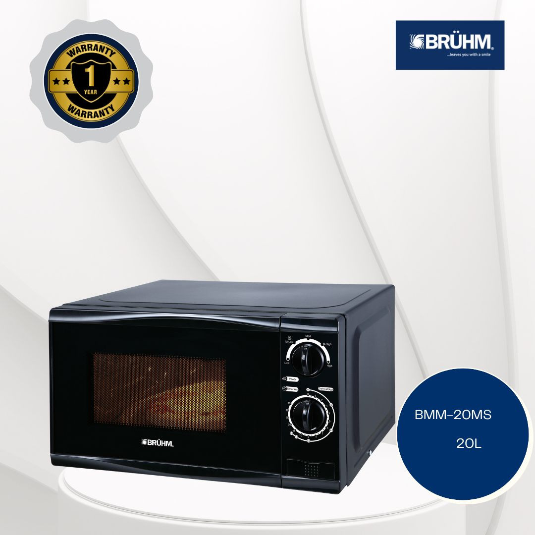 BRUHM MICROWAVE 20LBMM-20MS SILVER